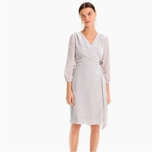 J. Crew Velvet Wrap Dress